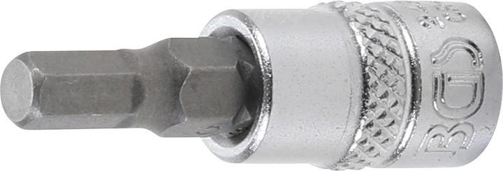 Actual product image BGS Bit Socket 6.3 mm (1/4") Drive internal Hexagon 5 mm (Allen screw)
