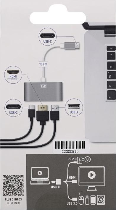 Produktbild OEM Mobiles Zubehör (HDMI, USB Typ-C, 12 cm)