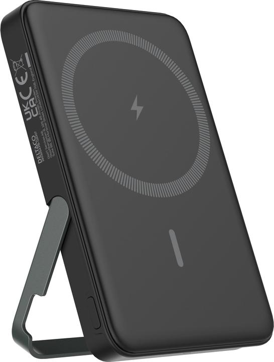 Actual product image Deltaco Power Bank - 5000 mAh Powerbank - Sort - 5000 mAh (5000 mAh, 20 W, 19.25 Wh)