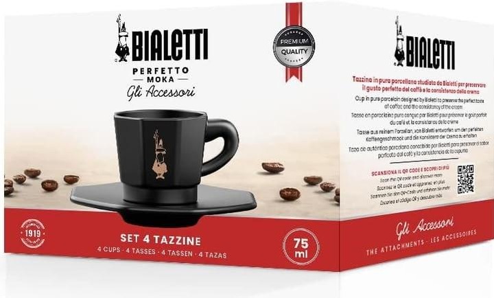 Produktbild Bialetti Espressotasse (80 ml, 4 x)