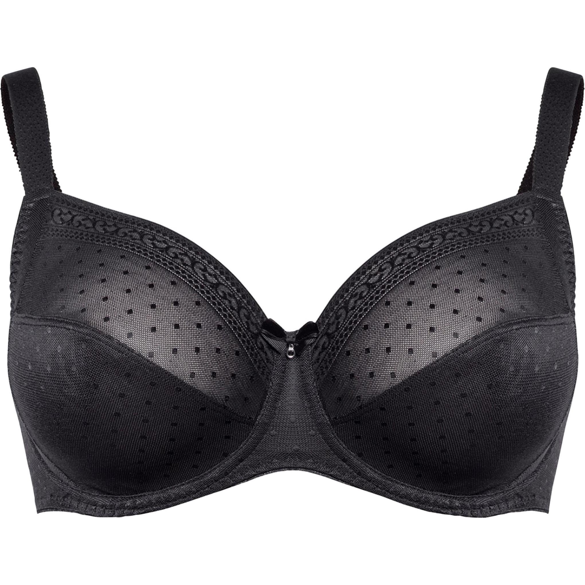 Thumbnail - Ulla, BH, Meghan Bügel BH, Schwarz, (75 G, Einzelpack)