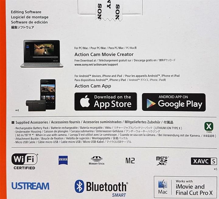 Produktbild Sony Hdr-As50 (60p, WLAN)