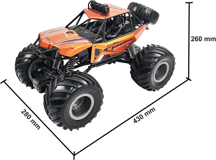 Immagine prodotto DF-Models DF JUMBO FOOT V2 Off-Roader 1:10 RTR (RTR pronto all'uso)