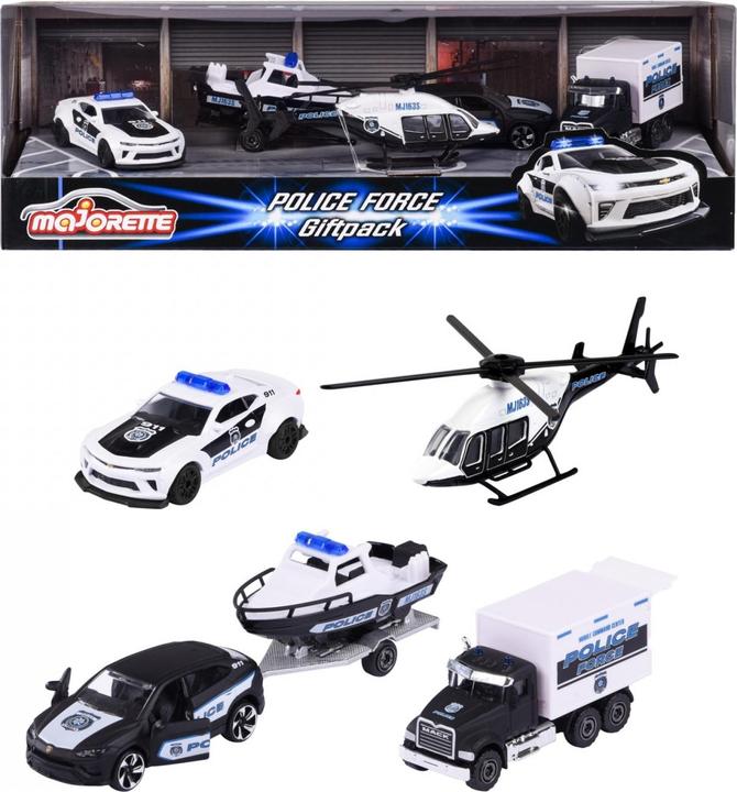 Image du produit Majorette Police Force 4 Pieces Giftpack