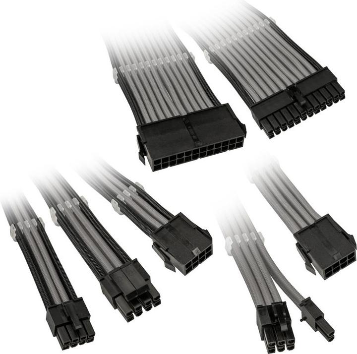 Actual product image Kolink Core Adept Braided Cable Extension Kit - Grey