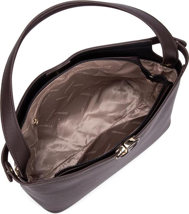 Produktbild Chrisbella Damen Schultertasche - Modell Seraphina Plus - 100% Polyurethan - 39.0 X 14.0 X 26.0 Cm