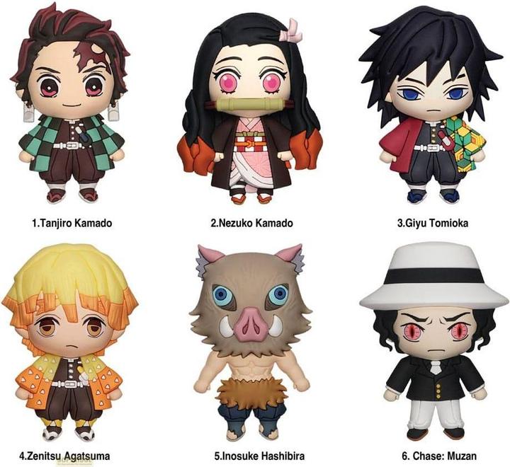 Monogram Int. Demon Slayer: Kimetsu no Yaiba Relief-Magnete Series 1 Display (12) (12 x)