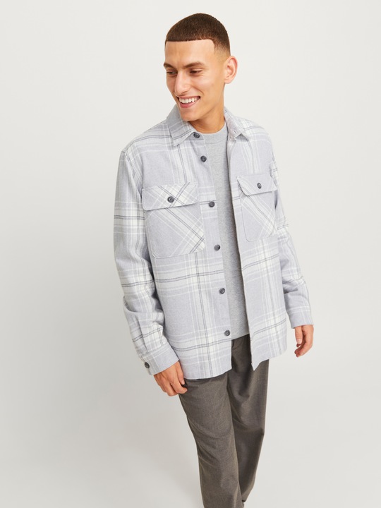 Image du produit Jack & Jones Jprraymond Melange Check Ls Overshirt Sn (XL)