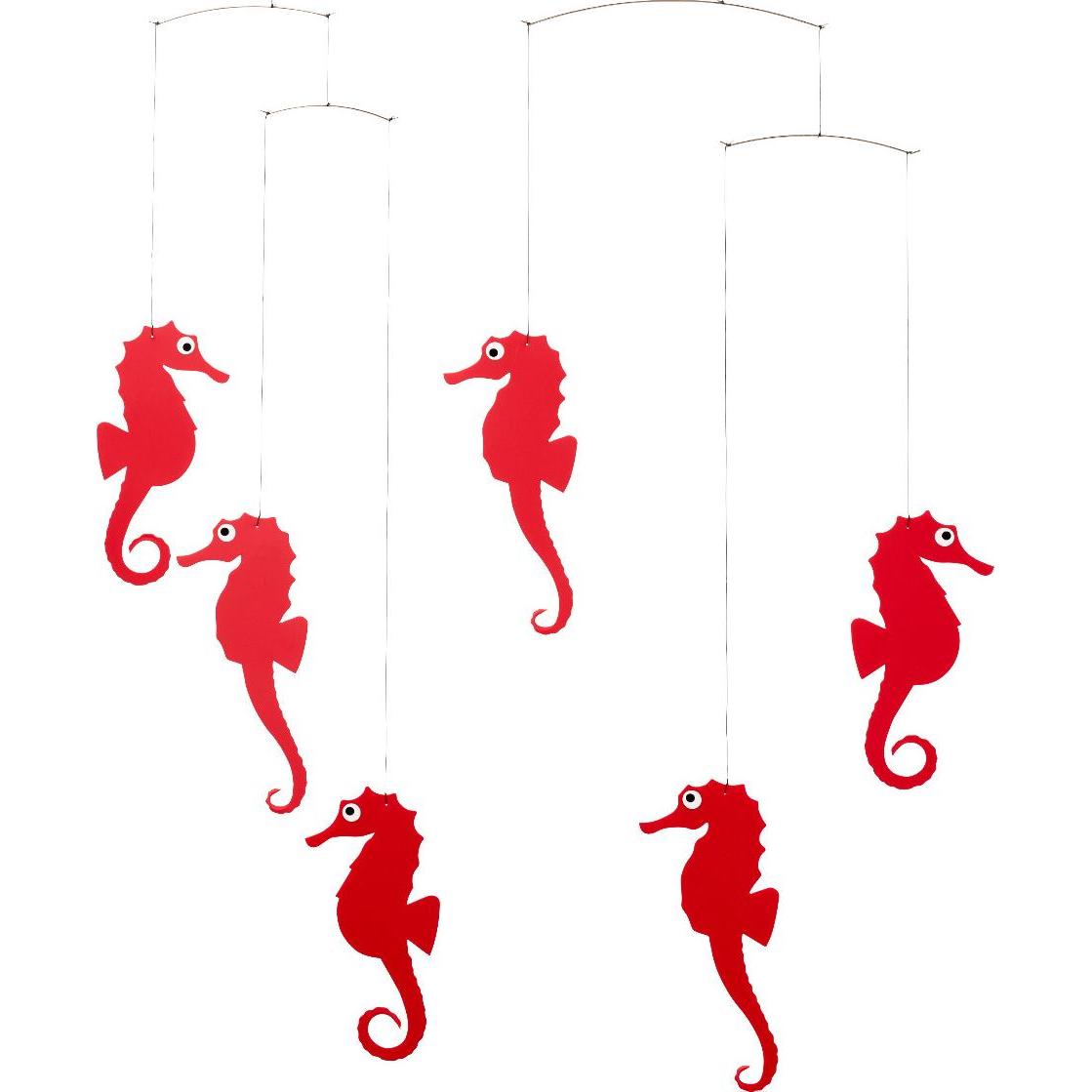 Flensted Mobiles, Babymobile, Seepferdchen Mobile mit Geschenkbox