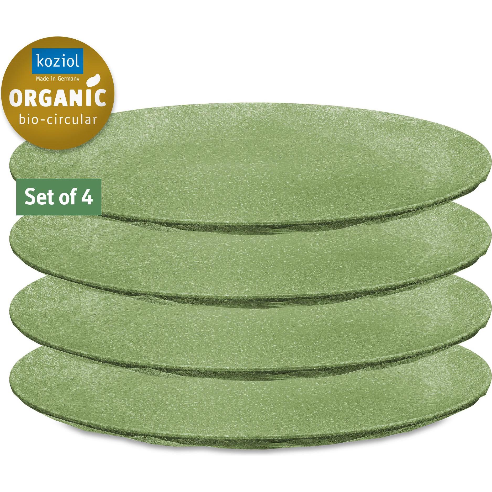 Thumbnail - Koziol Speiseteller Club 4 Stück, Grün, Teller, Grün