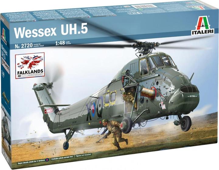 Actual product image Italeri Wessex UH.5 Falklands War Collection