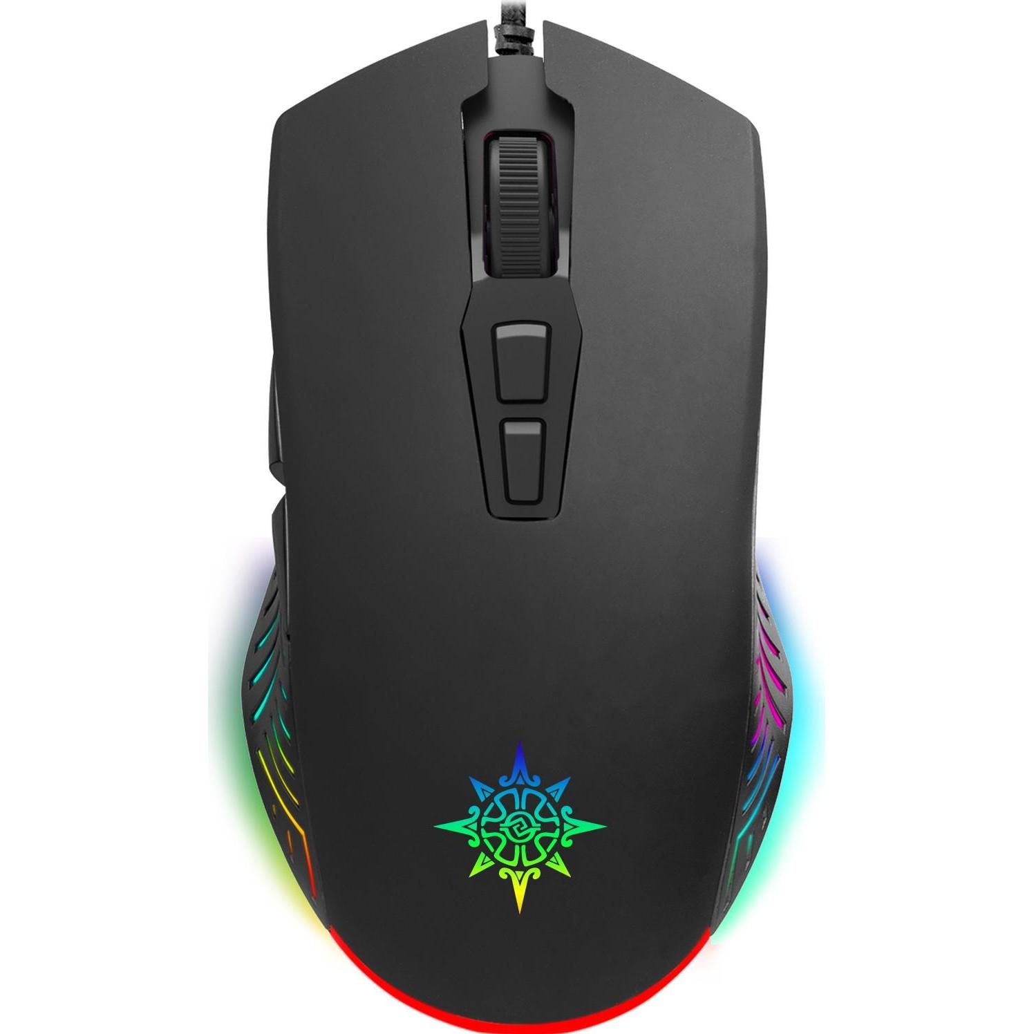 Inca RGB Macro Keys Professional Gaming Mouse (Kabelgebunden), Maus, Schwarz