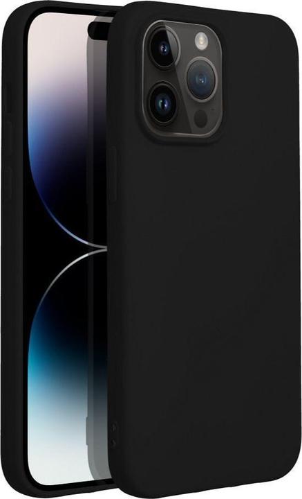 Actual product image OEM Back panel cover SILICONE case for IPHONE 14 Pro Max black (Apple iPhone 14 Pro Max)