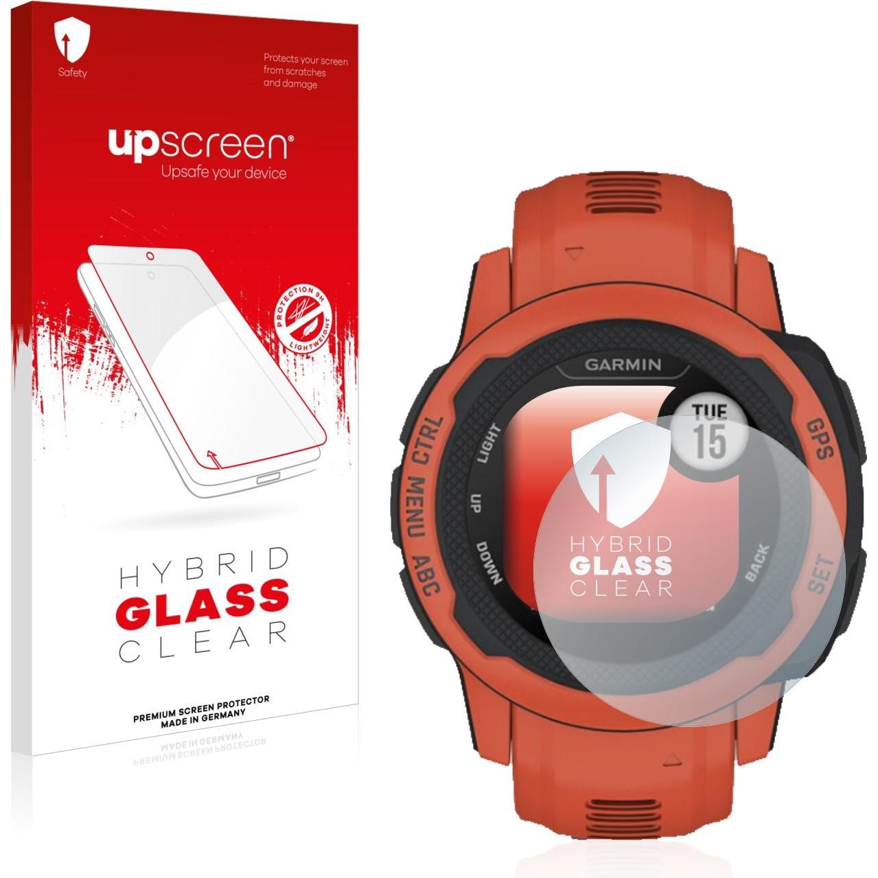 upscreen Scratch Shield Panzerglasfolie, Smartwatch Schutzfolie, Transparent