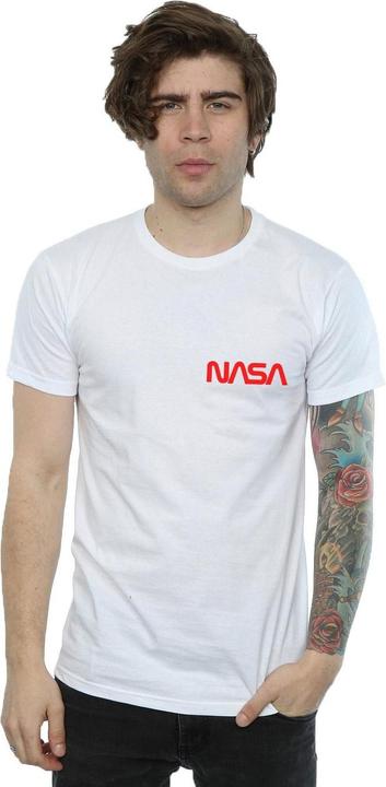 Immagine prodotto Nasa Modern Logo Chest Maglietta Uomo (L)
