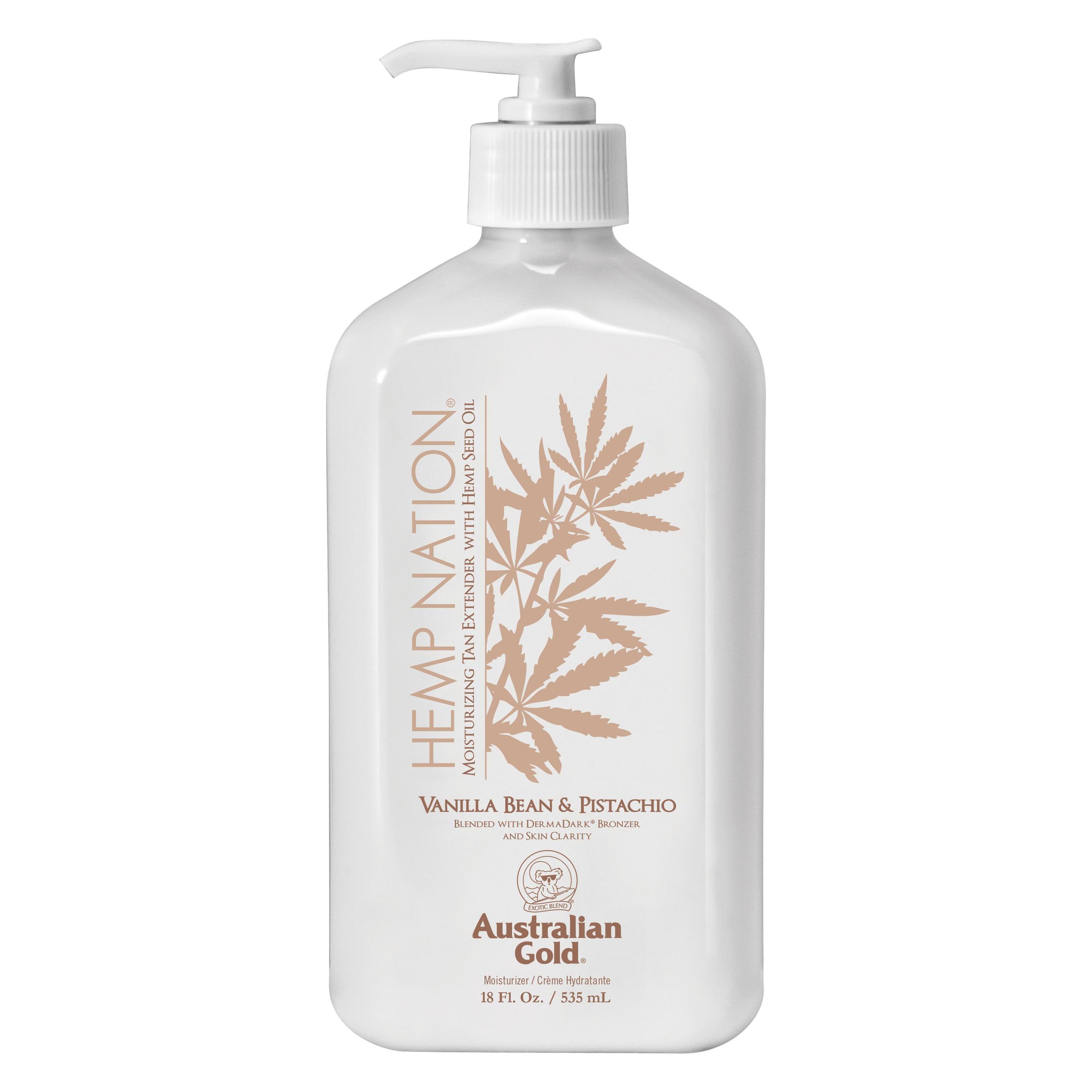 Australian Gold, Aftersun, - Hemp Nation Vanilla & Pistacio (535 ml, Crème Na De Zon)
