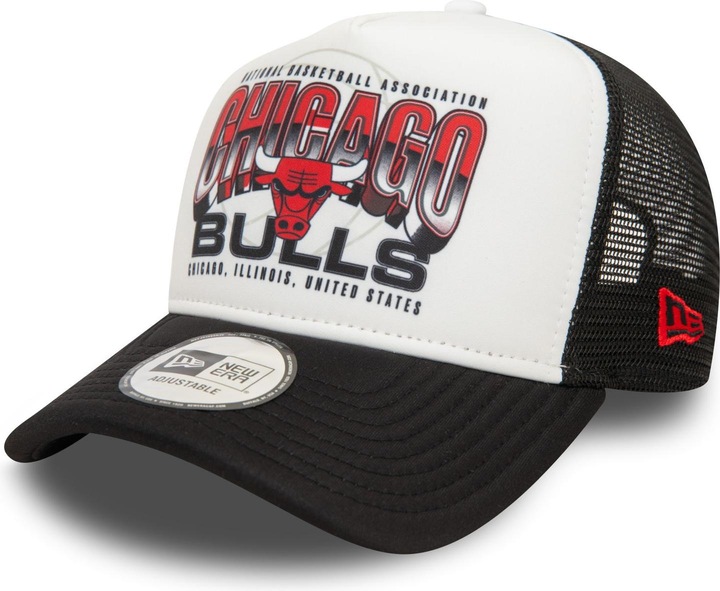 Actual product image New Era A-Frame Mesh Trucker Cap - PRINT Los Angeles Lakers