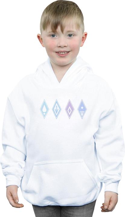 Immagine prodotto Disney Frozen 2 Elements Symbols Felpa con Cappuccio Ragazzi (152, 158)