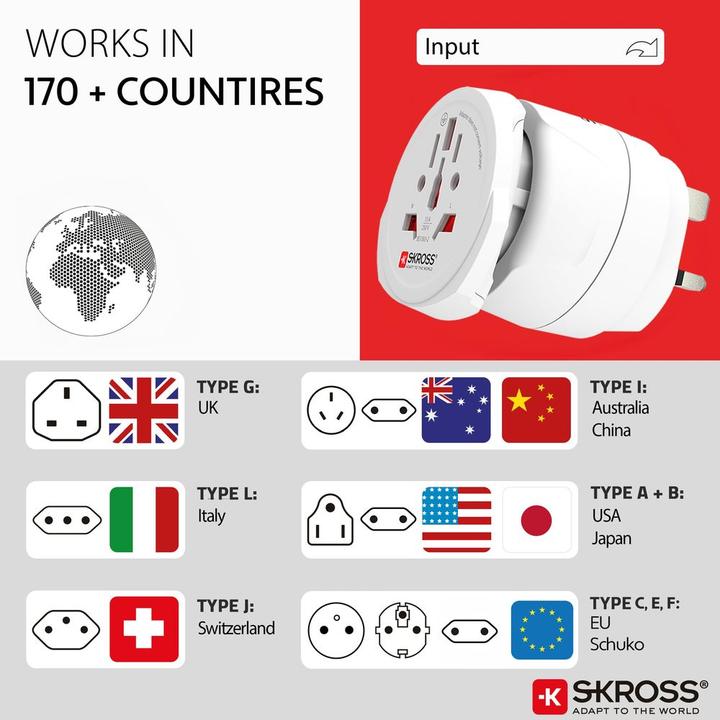 Image du produit Skross World to UK
