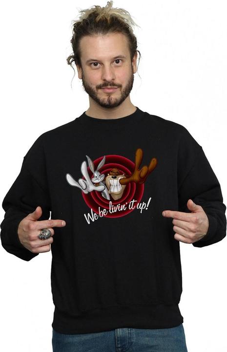 Actual product image Looney Tunes Mens Livin' It Up Sweatshirt (M)