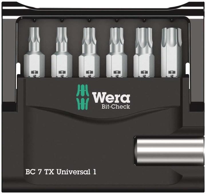 Produktbild Wera Bit-Check 7 TX Universal 1 SB (Torq)