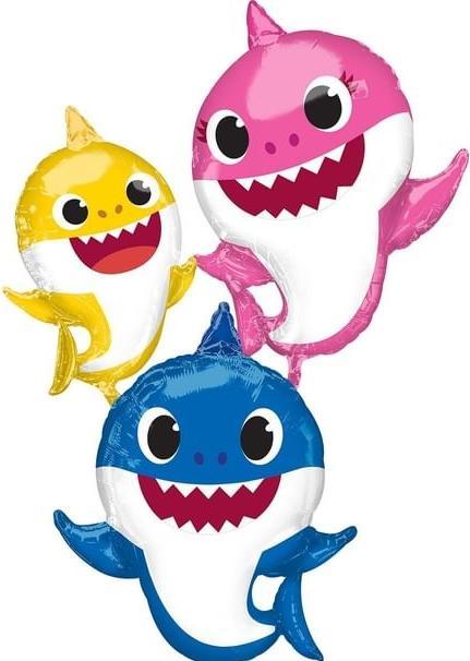 Actual product image Anagram Shark foil balloon