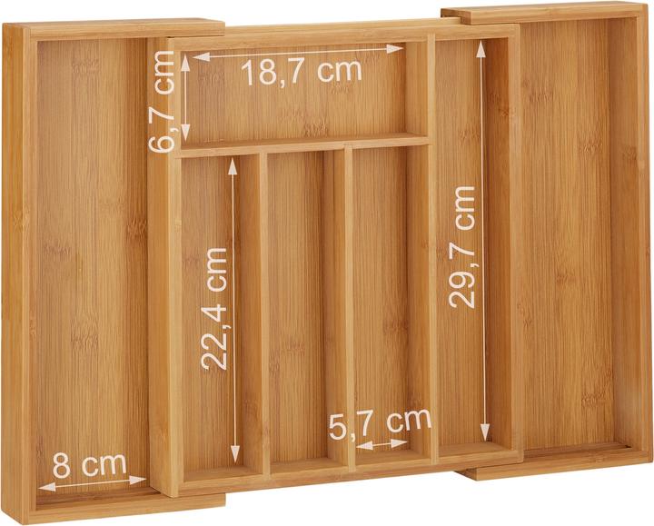 Produktbild Relaxdays Besteckkasten