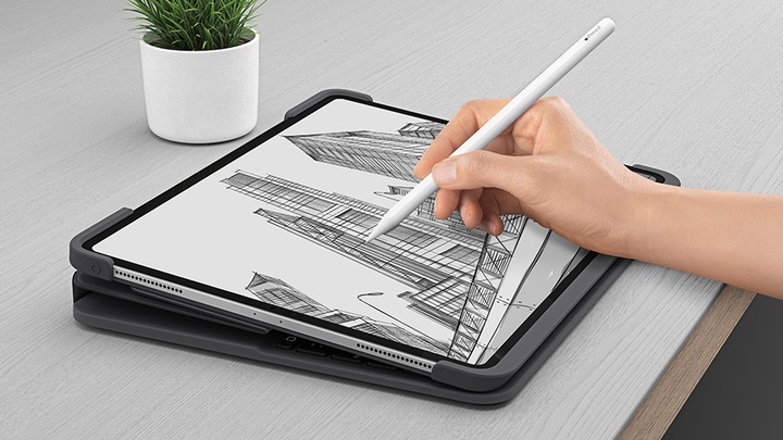 Actual product image Logitech Slim Folio Pro (DE, iPad Pro 11 2021 (3rd Gen), iPad Pro 11 2022 (4th Gen), iPad Pro 11 2020 (2. Gen), iPad Pro 11 2018 (1. Gen))