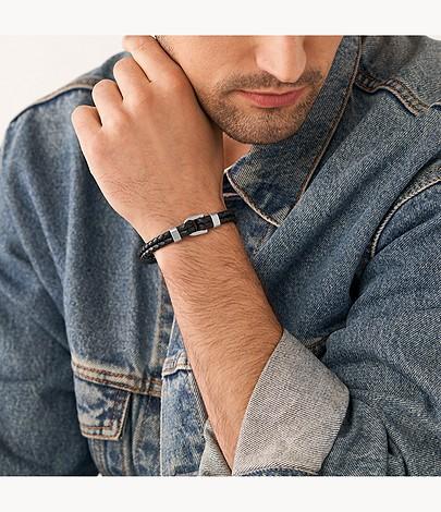 Produktbild Fossil Vintage Casual (18 cm, Edelstahl, Leder)