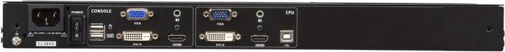 Image du produit Aten Console USB / HDMI / DVI / VGA, max, TFT-LCD 20 ms, 350 cd/m², AC FR