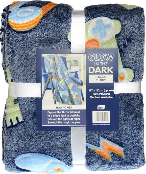 Immagine prodotto AOC Coperta in pile RJM Glow In The Dark (152 x 127 cm)