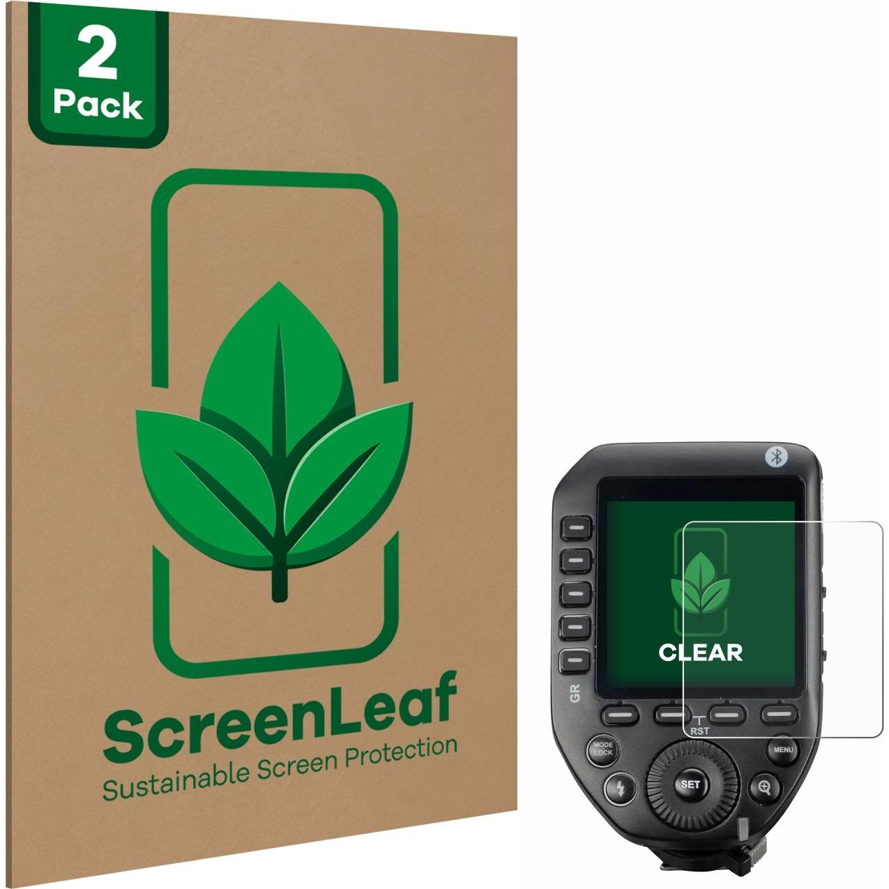 ScreenLeaf Schutzfolie nachhaltiger Displayschutz Displayschutzfolie Folie Klar Transparent (Displayschutz), Kameraschut...