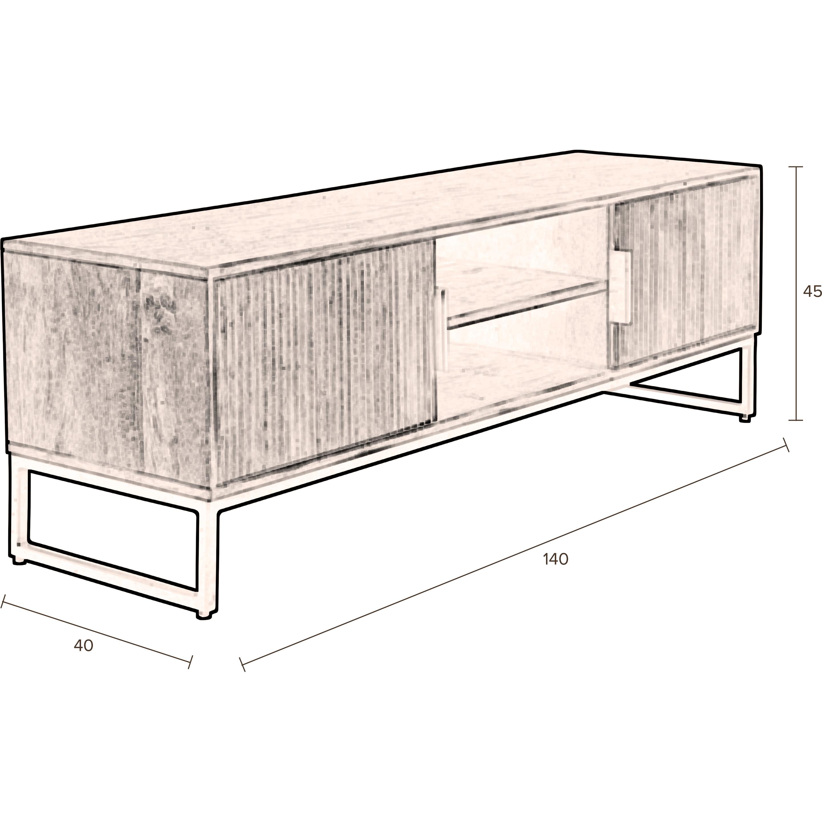 Thumbnail - Dutchbone, Kommode + Sideboard, Saroo (145 x 45 x 50 cm)