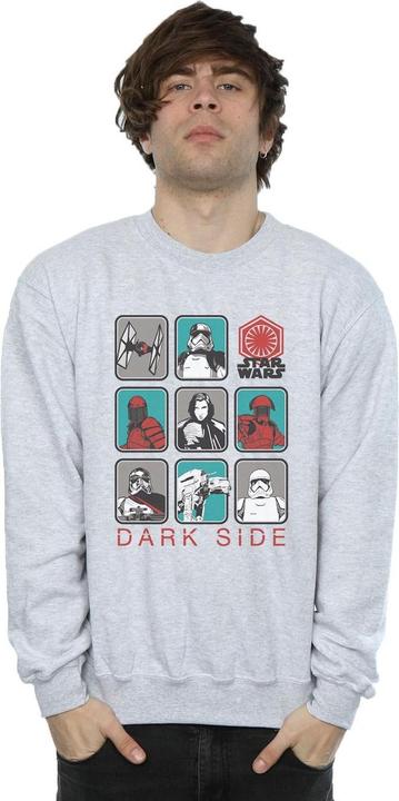 Actual product image Star Wars Mens The Last Jedi Dark Side Multi Character Sweatshirt (M)