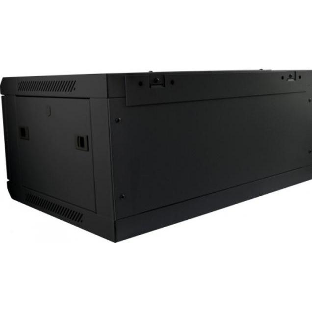Thumbnail - Allnet 19 Wandgehäuse 27HE B600 / T450mm 1-teilig *schwarz* SMC-Serie (27 HE, 19 Zoll Rack), Serverschrank, Schwarz