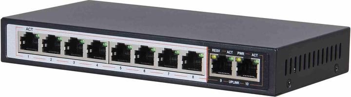 Productafbeelding Extralink EX.3906 netwerkswitch Unmanaged L2 Fast Ethernet (10/100) Power over Ethernet (PoE) 1U (10 ports)