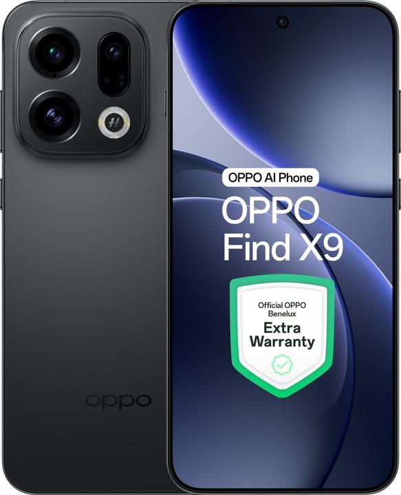 Image du produit OPPO Find X9 (512 Go, Noir Spatial, 6.59", Double SIM, 5G)