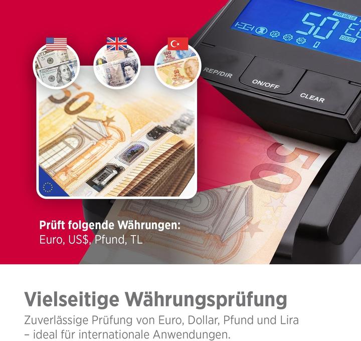 Produktbild Genie Geldscheinprüfgerät OLYMPIA NC375 (Geldscheinprüfer)