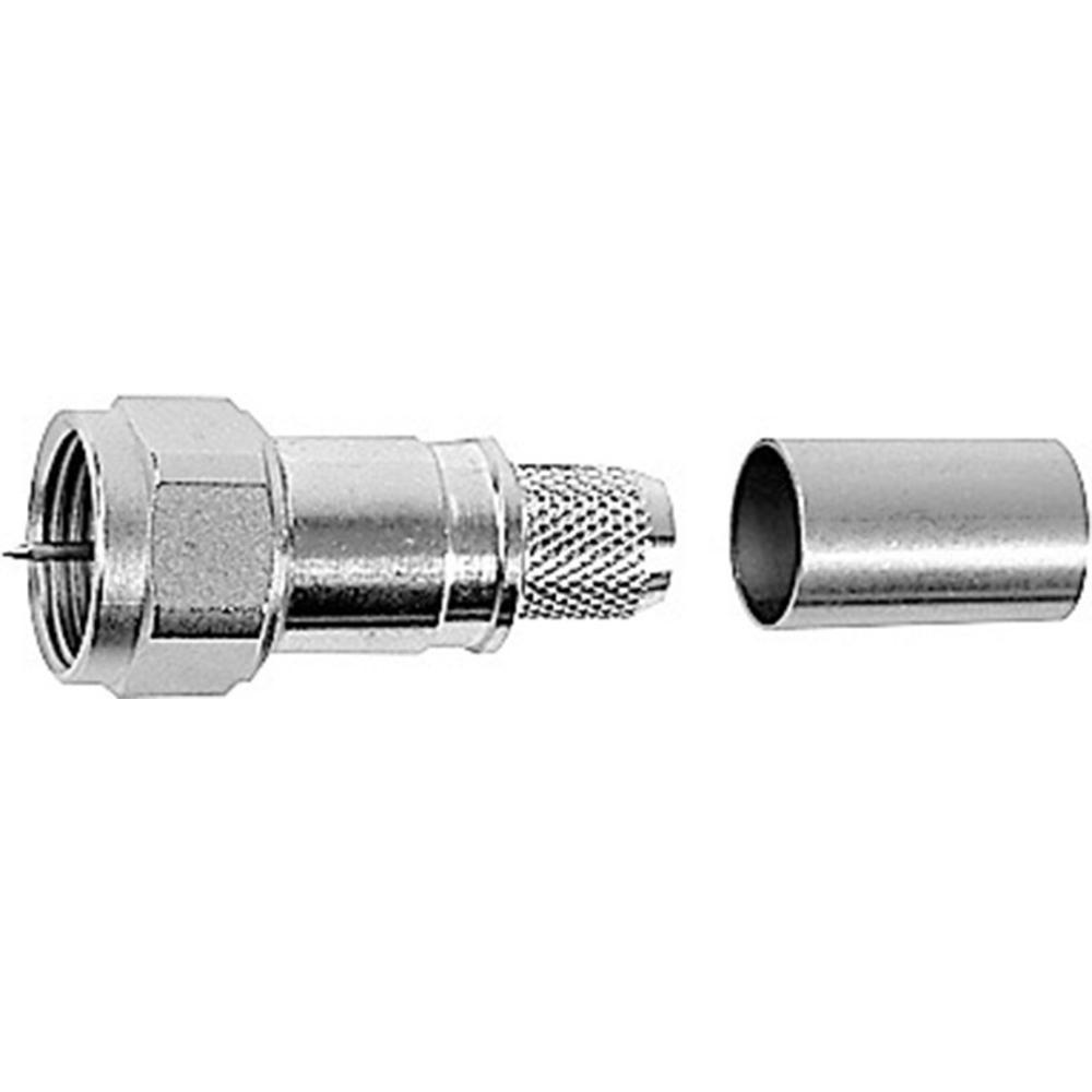 Telegärtner F-Steckverbinder Stecker, gerade 75 Ohm J01600A0009 1 St. (Antennenkabel), Antennenkabel