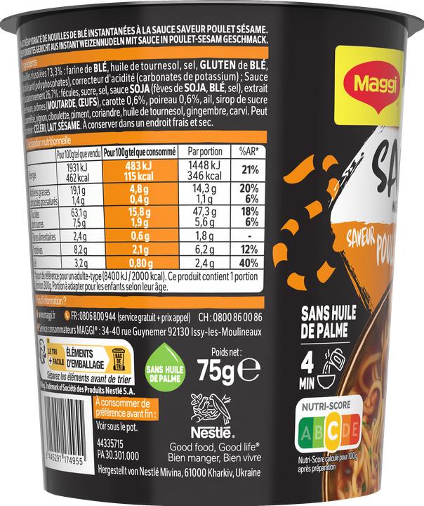 Produktbild Maggi Saucy Noodle Sesame Chicken (90 g)