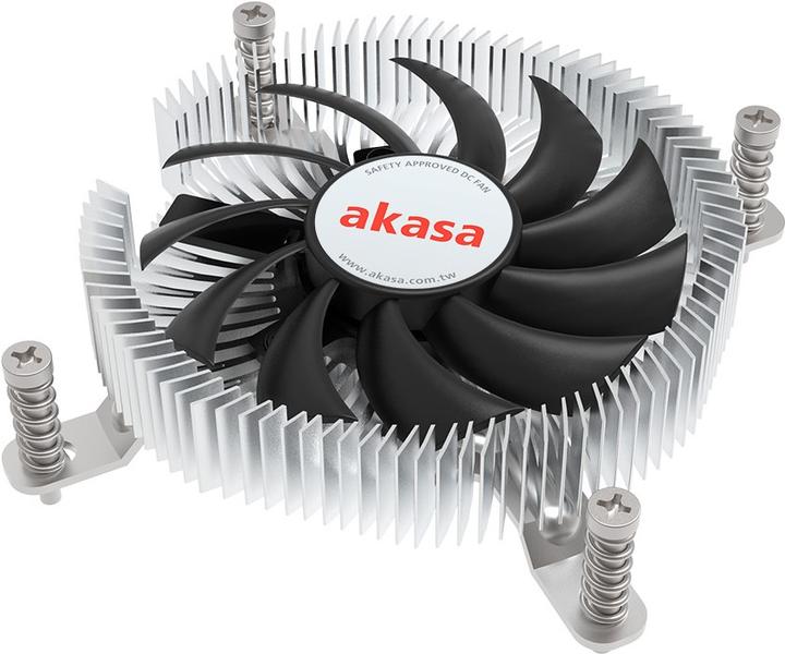 Actual product image Akasa AK-CC6609EP01 Low Profile CPU Cooler - Socket LGA 1700, 21.8 mm Height (21.80 mm)