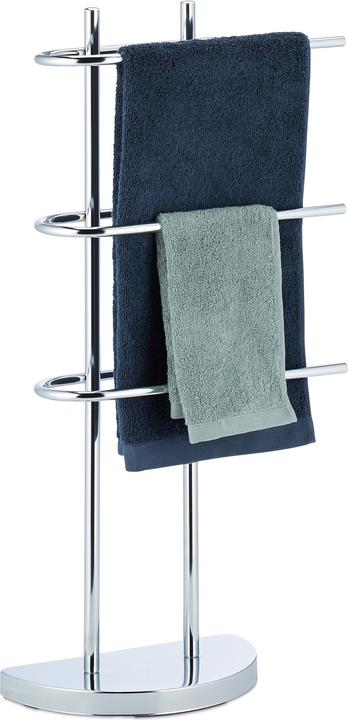 Actual product image Relaxdays Chromed Towel Holder