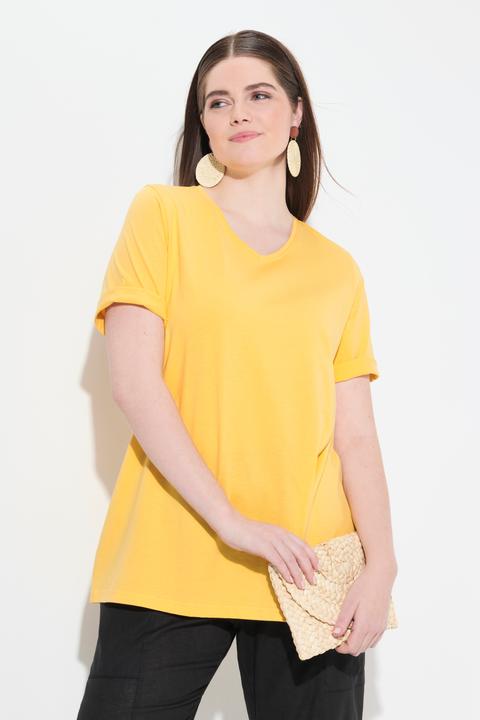 Produktbild Ulla Popken T-Shirts, 2er-Pack, V-Ausschnitt, Halbarm (42, 44)
