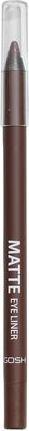 Gosh Neon Blue Eyeliner Matte Waterproof Pencil 015 Mahogany (015 Mahogany)