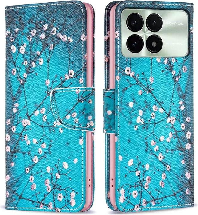 Actual product image Cover-Discount Xiaomi Poco F6 Pro - Synthetic leather case with motif (Xiaomi Poco F6 Pro)