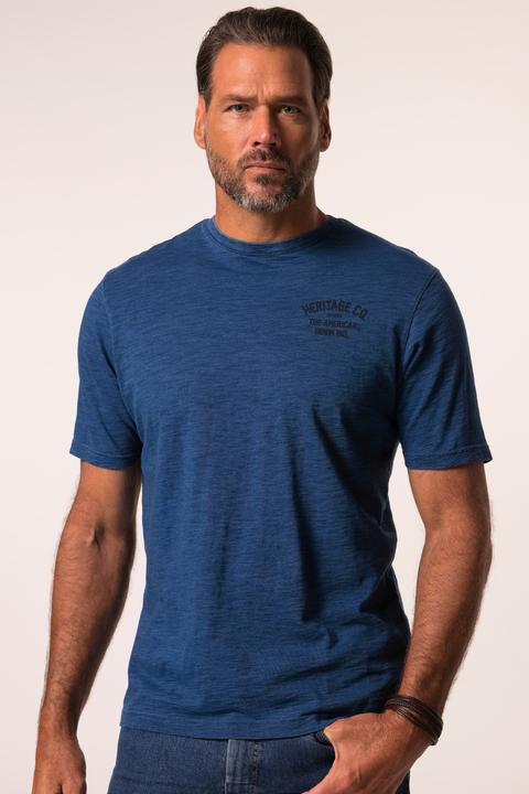 Actual product image JP1880 T-shirt, short sleeve, chest embroidery, vintage look, up to 8 XL (6XL)