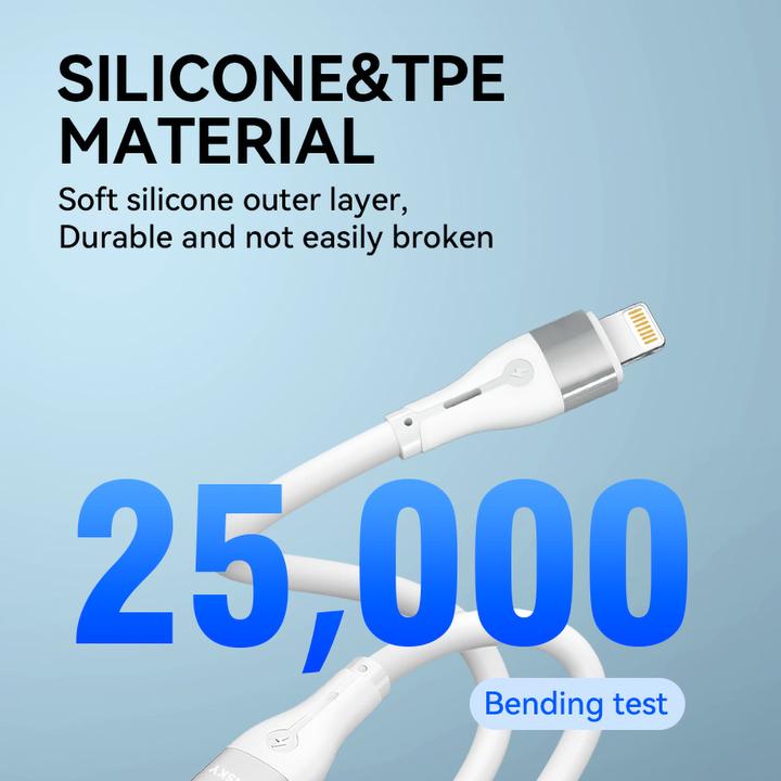 Immagine prodotto Wozinsky Cavo WSTCL2 Lightning / USB-C PD 27W 2 m - bianco (2 m, USB 3.2 Gen 2, 27 W)