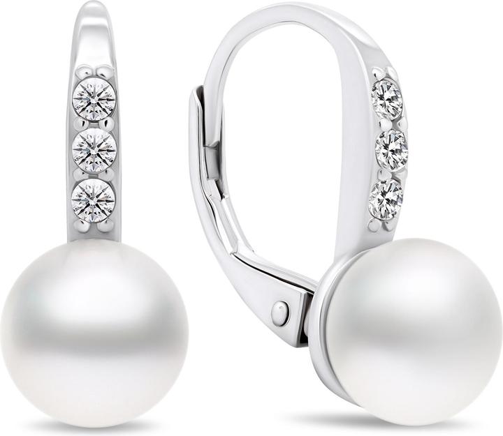 Immagine prodotto Brilio Argento - Incantevoli orecchini in argento con perle e zirconi EA385W