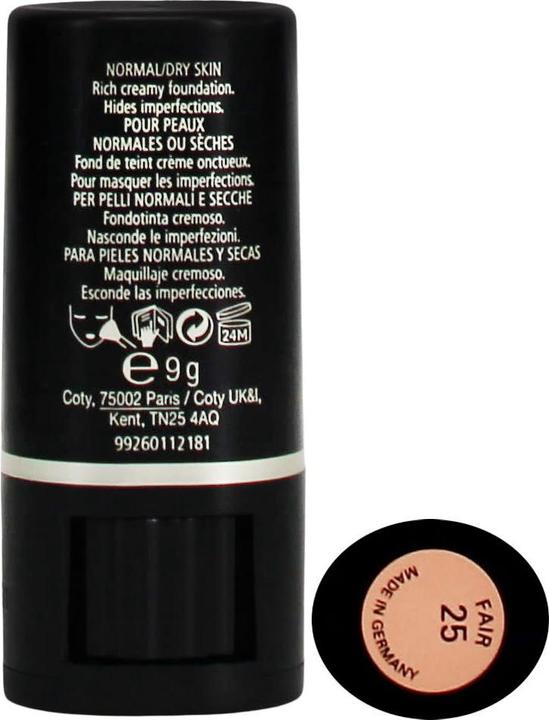 Produktbild Max Factor Pan Stik (25 Fair)