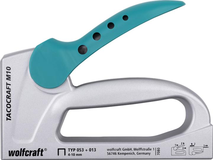 Actual product image wolfcraft 1 tacocraft M 10 - Hand tacker, metal handle